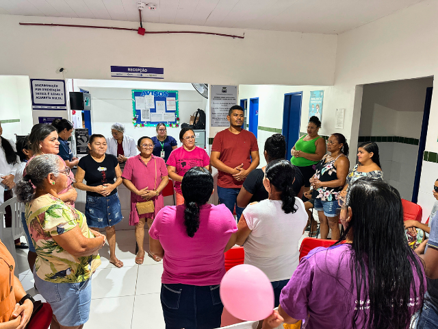 Saúde de Alhandra realiza palestra sobre cuidados com a hipertensão, diabetes, sobrepeso e saúde mental na UBS Mata Redonda I
