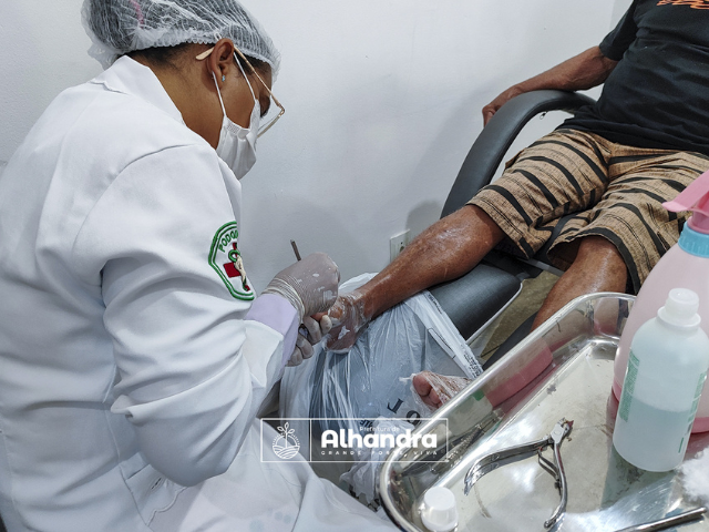 Caravana da Podologia: Prefeitura de Alhandra promove Mutirão de podologia na UBS Oiteiro