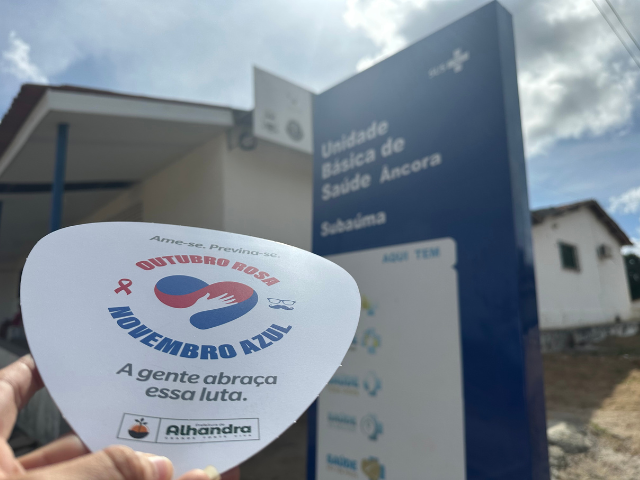 UBS Subaúma promove ação de saúde em alusão ao Novembro Azul 
