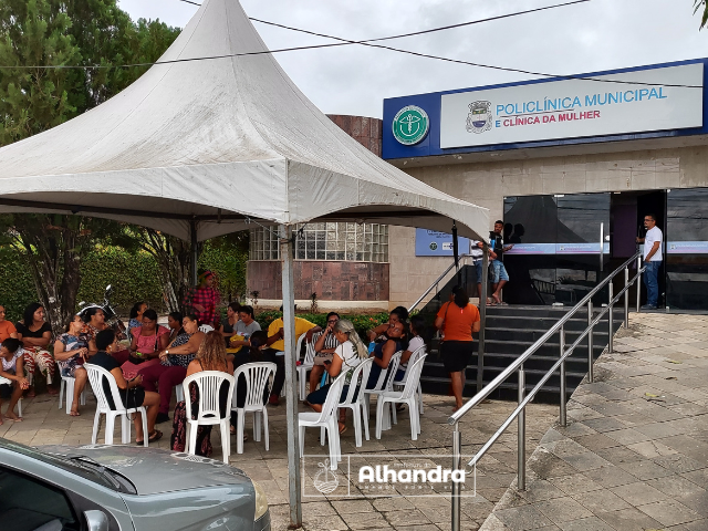 Mutirão de ultrassonografia atendeu pacientes pré-agendados, nesta sábado(20), na Policlínica Municipal e Clínica da Mulher, em Alhandra 
