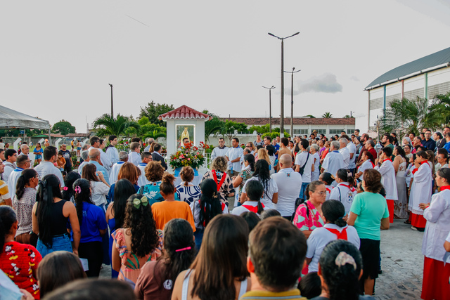 Alhandra celebra marco de fé com inauguração da Gruta do Imaculado Coração de Maria em Mata Redonda