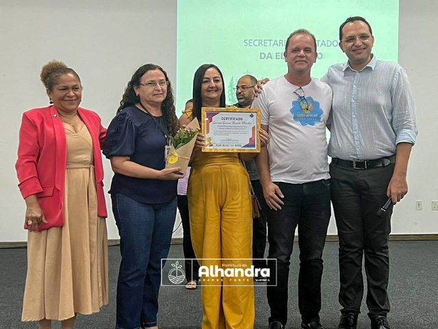 Alhandra é destaque em alfabetização pela 1ª Gerência Regional em Educação do Estado da Paraíba