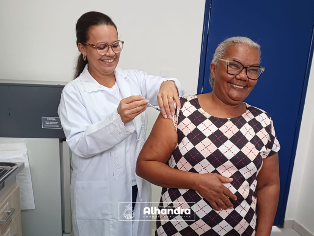Alhandra promove vacinação contra a Gripe Influenza em horário especial, nesta quinta-feira; confira os locais