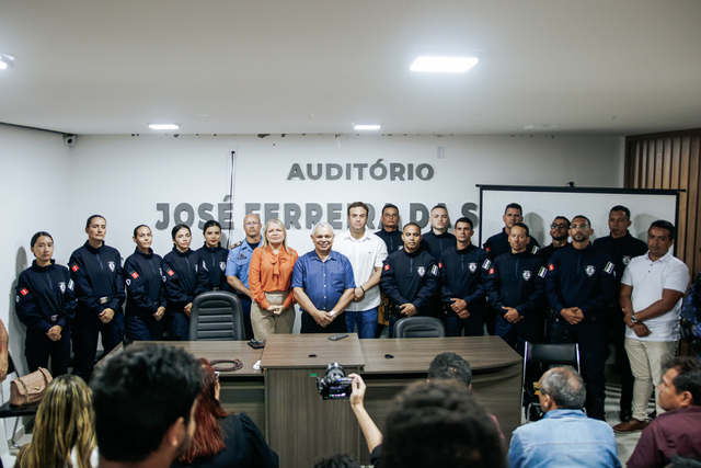 Alhandra reforça Segurança Pública com posse de novos agentes da Guarda Municipal e de trânsito 