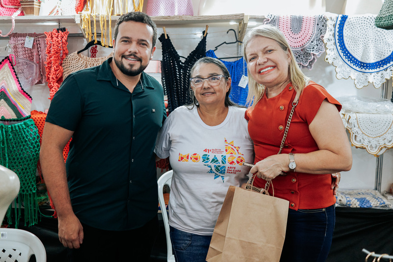 Prefeitura de Alhandra fortalece valorização cultural ao levar artesãos ao 41º Salão do Artesanato Paraibano