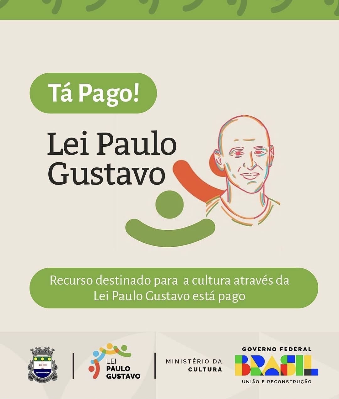 Prefeitura de Alhandra realiza pagamento dos recursos da Lei Paulo Gustavo aos artistas contemplados